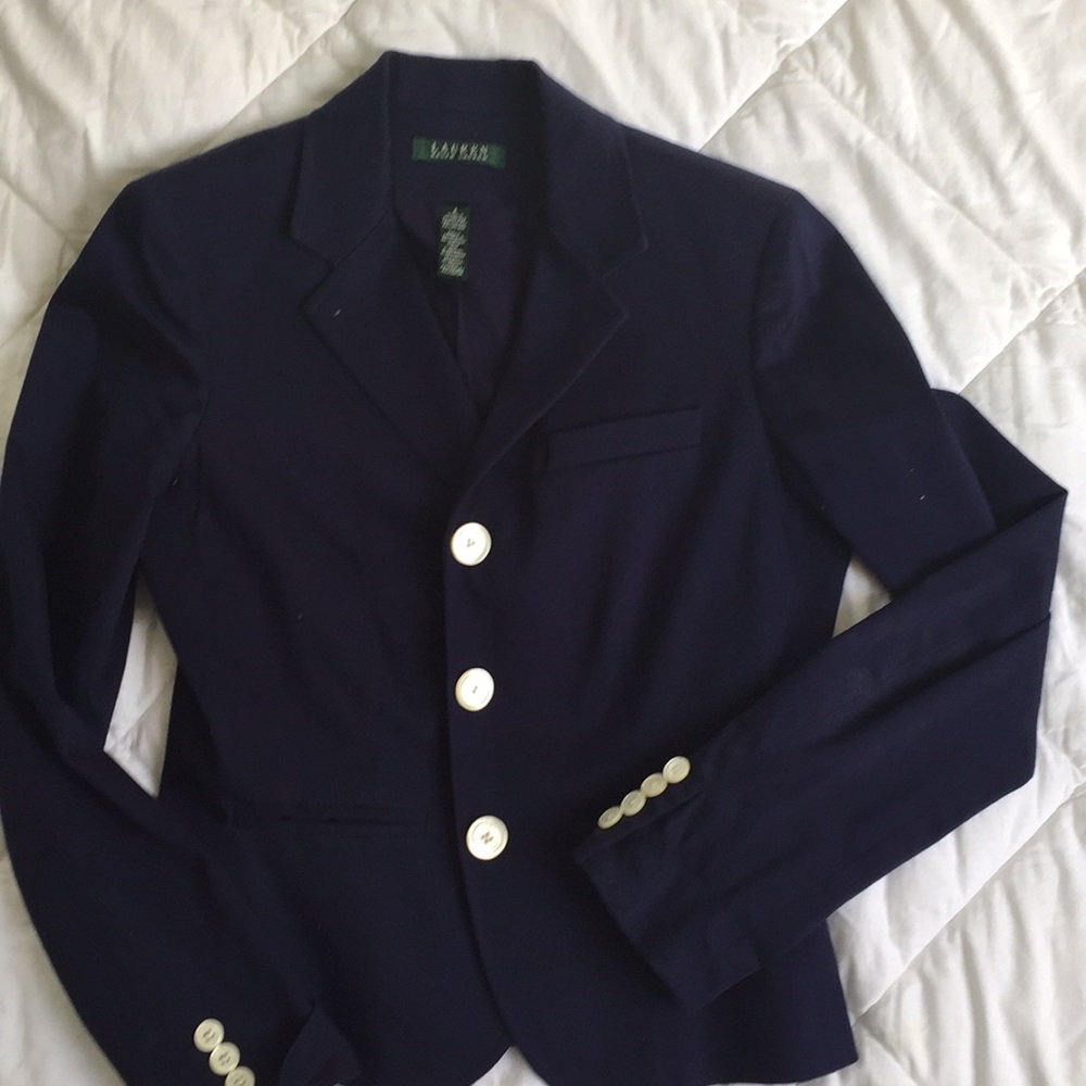 Classic navy blazer